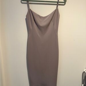 Elegant Gray Women's Dress